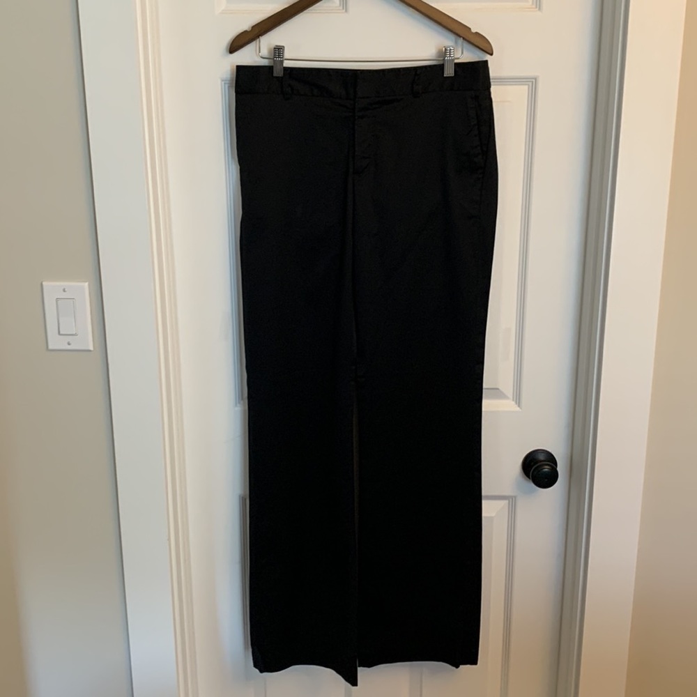 Black Fabrizio Gianni Straight Leg Trousers
